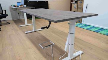 Slingerverstelbaar zit-sta bureau Flex 200x80cm beschikbaar voor biedingen