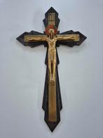 Crucifix art déco en bronze, Enlèvement ou Envoi, Bronze