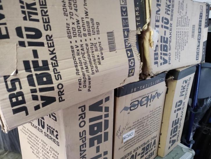 Vibe 10 mk2 luidspreker stockopruiming!!!, Audio, Tv en Foto, Luidsprekerboxen, Gebruikt, Front, Rear of Stereo speakers, Ophalen