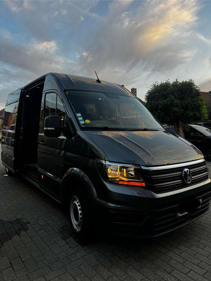 Crafter 35 l4h3 177pk 8spd auto. Ingericht voor techniekers, Auto's, Bestelwagens en Lichte vracht, Bedrijf, ABS, Achteruitrijcamera