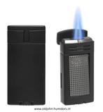 XIKAR SIGAARAANSTEKER ION DOUBLE JETFLAME BLACK   sas58, Verzenden, Aansteker