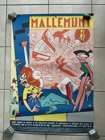 3D-poster, Mallemunt, Ever Meulen 1983 + bril! beschikbaar voor biedingen