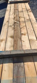 badding houten balken, Doe-het-zelf en Bouw, Hout en Planken, Ophalen, Zo goed als nieuw, Grenen, Balk