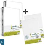 Textielpakket Frans bed - 2 moltons met 2 hoeslakens - links
