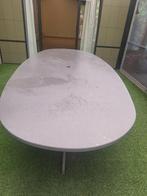 terrastafel - tuintafel, Ophalen, Gebruikt, Ovaal, Hout