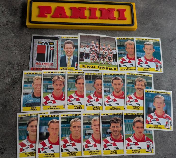 PANINI FOOTBALL 96 19 STICKERS 1996 RWDM MOLENBEEK  VOETBAL, Hobby en Vrije tijd, Stickers en Plaatjes, Nieuw, Verzenden