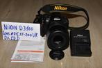 nikon d3100 met 55-200 lens VR ed dx g, Audio, Tv en Foto, Fotocamera's Digitaal, Ophalen of Verzenden, Zo goed als nieuw, Spiegelreflex