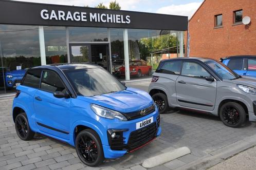 Ligier/Microcar JS 60 Ultimate Sport, Auto's, Aixam, Bedrijf, Te koop, Diesel, Automaat, Blauw, Dealer onderhouden, Onderhoudsboekje