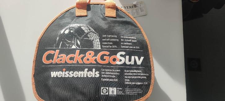 Sneeuwkettingen Weissenfels Clack&Go RTS SUV 106, Auto diversen, Sneeuwkettingen, Zo goed als nieuw, Ophalen