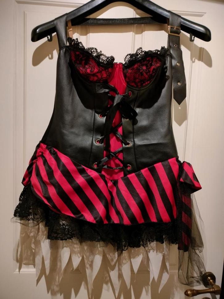 Carnaval / Valentijn Burlesque Moulin Rouge Outfit M/L, Kleding | Dames, Carnavalskleding en Feestkleding, Maat 42/44 (L), Ophalen of Verzenden