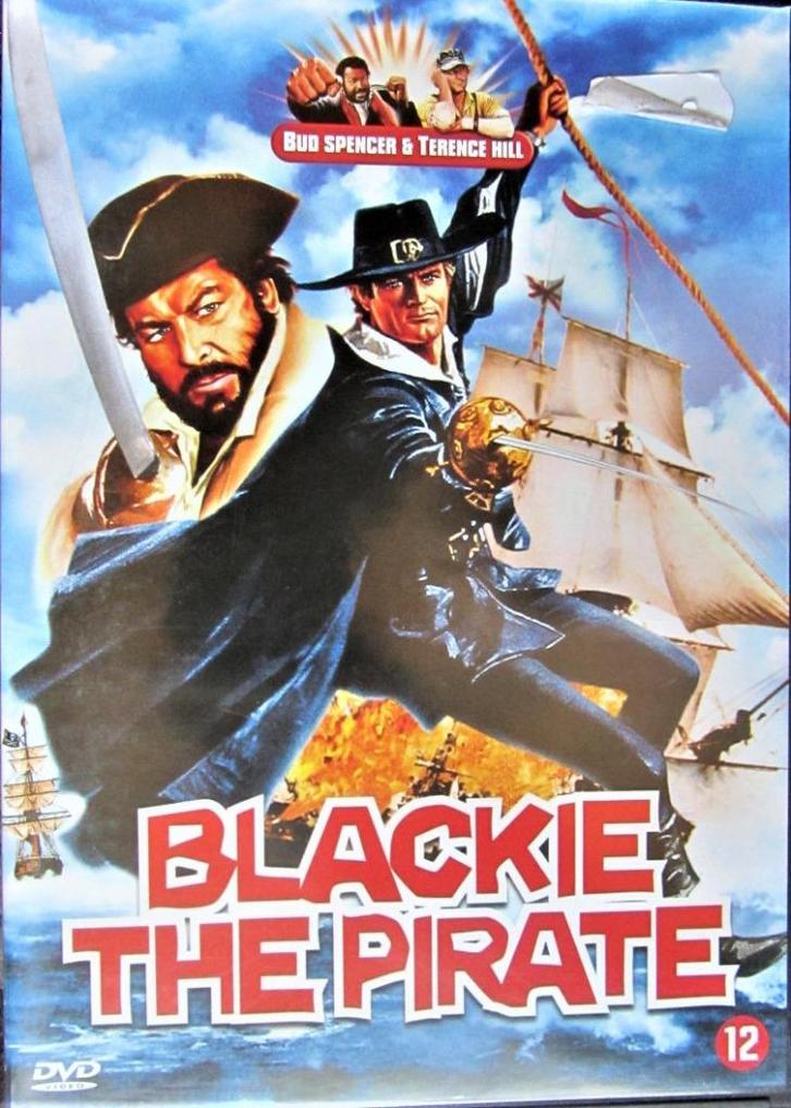 DVD KOMEDIE- BLACKIE THE PIRATE (TERENCE HILL- BUD SPENCER), Cd's en Dvd's, Dvd's | Komedie, Zo goed als nieuw, Actiekomedie, Alle leeftijden