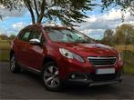 Peugeot 2008 benzine automaat met weinig km in nieuwe staat, Automaat, Zwart, Leder en Stof, USB