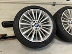 18inch Originele BMW Velgen Style 416! 4 Nwe Banden! 5x120, 18 inch, Gebruikt, Banden en Velgen, Ophalen of Verzenden