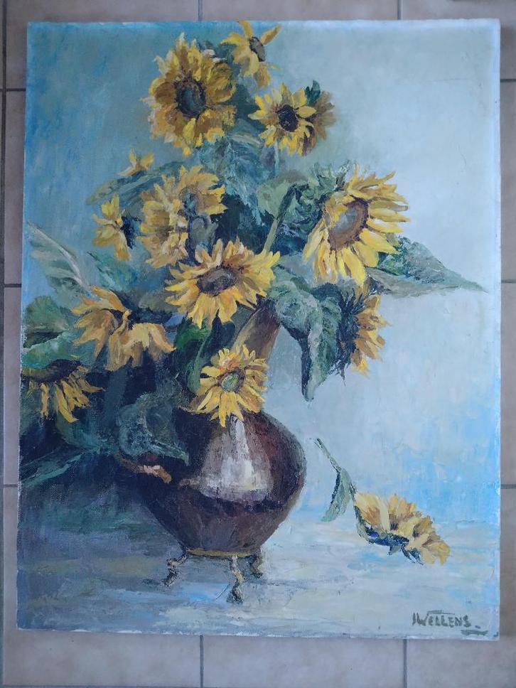 irene wellens, Antiek en Kunst, Kunst | Schilderijen | Klassiek, Ophalen of Verzenden