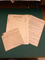 Lot oude facturen - documenten, Ophalen of Verzenden, Gebruikt