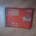 Onderdelen boek tractor renault P.R. 856 (R 7202), Ophalen of Verzenden