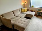 Beige sofa BoConcept met chaise longue en poef, Huis en Inrichting, Ophalen, Gebruikt