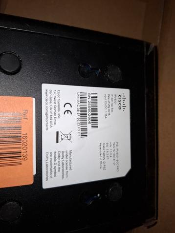 Cisco ip set top box ipv5001 beschikbaar voor biedingen