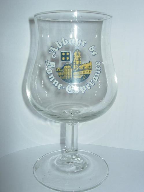 Bonne-Esperance Abbey bierglas, Verzamelen, Biermerken, Gebruikt, Glas of Glazen, Ophalen of Verzenden