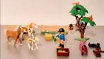 Playmobil set nr.5227/paddock met paardenfamilie, Kinderen en Baby's, Speelgoed | Playmobil, Ophalen of Verzenden, Zo goed als nieuw
