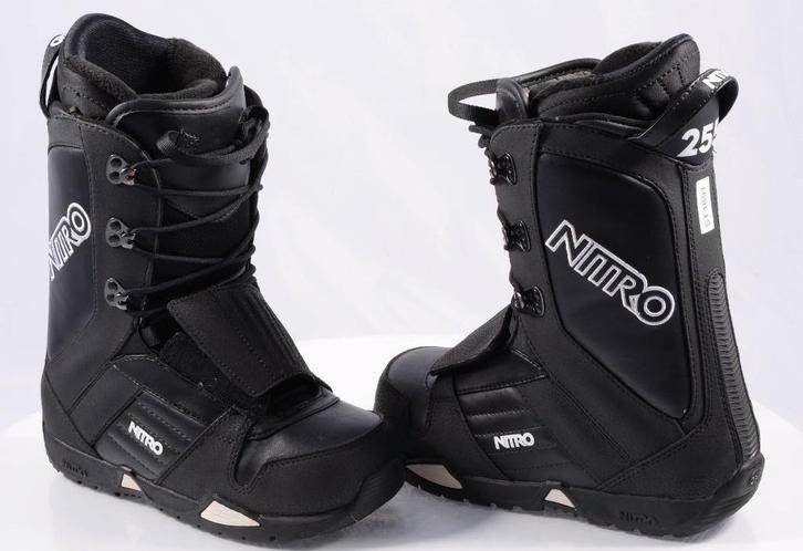 36,5 37 EU snowboard schoenen NITRO, black/white, Sport en Fitness, Snowboarden, Gebruikt, Schoenen, Verzenden