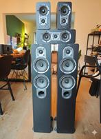 Jamo S426 HCS3 set (evt met Yamaha subwoofer), Enlèvement, Utilisé, Ensemble Surround sans Subwoofer, Jamo