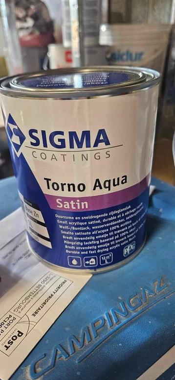 1l peinture SIGMA Torno Satin Bleu beschikbaar voor biedingen