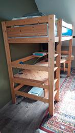 Stapelbed met bureau, Huis en Inrichting, Slaapkamer | Stapelbedden en Hoogslapers, Ophalen of Verzenden, Gebruikt