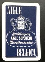bier brouwerij speelkaart Aigle Belgica Wereldkampioen, Ophalen of Verzenden, Zo goed als nieuw