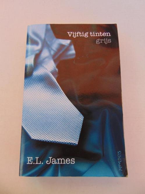 Boek: Vijftig tinten grijs - E.L.James, Fifty Shades Of Grey, Boeken, Romans, Gelezen, Ophalen of Verzenden