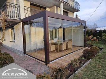 Bioclimatic Pergola 5.12 x 2.7m louvered electric roof LED beschikbaar voor biedingen