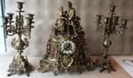 antieke Bronzen horloge en kandelaars, Ophalen, Overige materialen, Overige merken, 1930 tot 1960