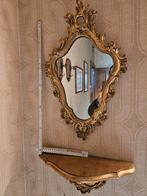 Klassieke spiegel met tablet, Huis en Inrichting, Woonaccessoires | Spiegels, Ophalen, Minder dan 50 cm, Gebruikt, Minder dan 100 cm