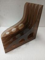 Scholl lp rek doorschijnend bruin plexiglas, Muziek en Instrumenten, Ophalen of Verzenden