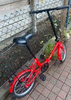 Mooie rode vouwfiets plooifiets, Fietsen en Brommers, Fietsen | Vouwfietsen, Ophalen, Zo goed als nieuw