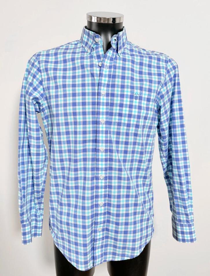 Gant / Overhemd heren / East Coast Poplin / Regular Fit / M, Kleding | Heren, Overhemden, Zo goed als nieuw, Halswijdte 39/40 (M)