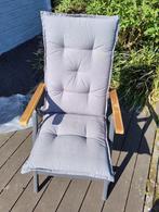 Hartman verstelbare tuinstoel, Tuin en Terras, Tuinstoelen, Ophalen, Zo goed als nieuw, Aluminium, Verstelbaar