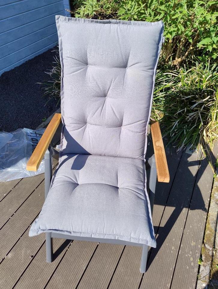 Hartman verstelbare tuinstoel, Tuin en Terras, Tuinstoelen, Zo goed als nieuw, Aluminium, Verstelbaar, Ophalen