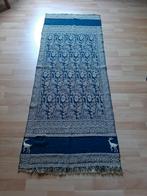 Langwerpig vloerkleedje, Gebruikt, Blauw, 150 tot 200 cm, Rechthoekig