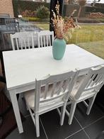 Tafel en 4 stoelen, Enlèvement, Utilisé