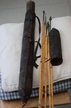 Afrique carquois flèche peau serpent artisanat vintage, Enlèvement ou Envoi