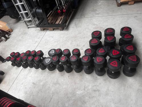 Ziva Rubberen Dumbells 6kg t/m 40kg, Sport en Fitness, Fitnessmaterialen, Gebruikt, Dumbbell, Ophalen