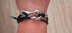 Lederen armband met motief, nieuw, Ophalen of Verzenden, Nieuw