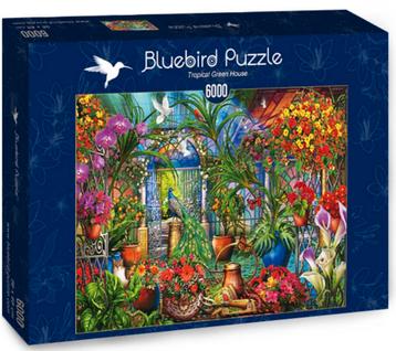 Bluebird Puzzle 6000 stukjes. Nieuw. Tropical Green House beschikbaar voor biedingen