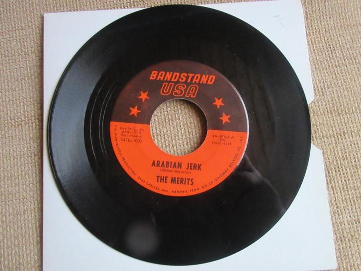 The merits - Arabian jerk originele NM Bandstand usa 1002 M-, Cd's en Dvd's, Vinyl | Pop, Gebruikt, 1960 tot 1980, Ophalen of Verzenden