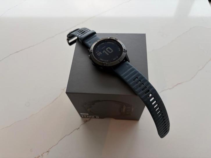 Garmin Fenix 6 Pro Sapphire 47mm, Handtassen en Accessoires, Sporthorloges, Gebruikt, Zwart, Afstand, Calorieverbanding, Conditie