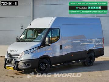 Iveco Daily 35C21 210PK Automaat L2H2 Dubbellucht LED Black, Autos, Neuf, Argent ou Gris, Achat, Euro 6