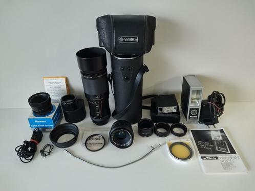 Fototoestel - Yashica TL electro  - toebehoren, Audio, Tv en Foto, Fotocamera's Digitaal, Gebruikt, Spiegelreflex, Overige Merken