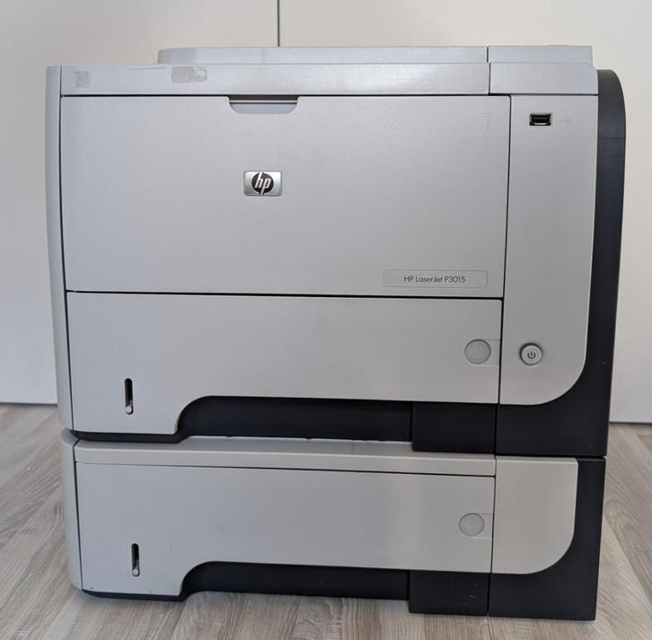 HP Laserjet P3015 laserprinter, Computers en Software, Printers, Gebruikt, Printer, Laserprinter, Zwart-en-wit printen, Ophalen