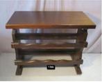 Étagère à vin et table d'appoint en bois Prima Retro, 52 x, 5 à 15 bouteilles, Comme neuf, Bois, Enlèvement ou Envoi